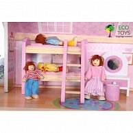 Домик для кукол Eco Toys  1 (4110) «Сказочная резиденция»
