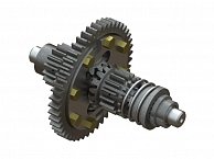 Дифференциал в сборе КПП Rossel (код 487)