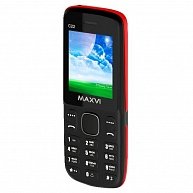 Мобильный телефон  Maxvi  C22   Black-red