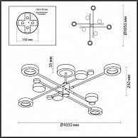 Люстра Odeon Light 4321/63CL