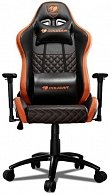 Кресло компьютерное Cougar RAMPART черный/оранжевый