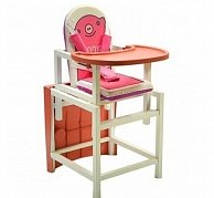 Стул-стол для кормления ВИЛТ BABYS PIGGY  Розовый
