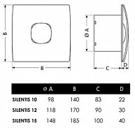 Вентилятор вытяжной Cata SILENTIS 15