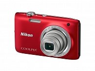 Цифровая фотокамера NIKON Coolpix S2800 красная