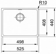 Кухонная мойка Franke SID 110-50 полярный белый (125.0443.352)