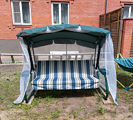 Качели садовые Удачная мебель  Милан  (зеленый 305)