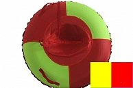 Тюбинг  Fani Sani Simple mini диаметр 80см (R-13/14, 80 кг)  красно-желтый