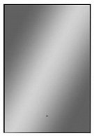 Зеркало Континент Amer Black LED 600x700