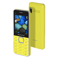 Мобильный телефон Maxvi V5 DS  Yellow