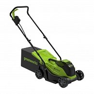 Газонокосилка GreenWorks GD24LM33K2 зелёный