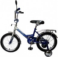 Велосипед Amigo Pionero 16" Серебро-синий/зеленый