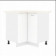 Шкаф-стол угловой  Кортекс-мебель Корнелия МАРА НШУ Белый, Мадрид