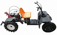 Мини-трактор Rossel K-308 на базе адаптера ХорсАМ в комплекте с подъёмным механизмом и почвофрезой