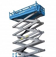 Подъемник самоходный ножничный с выдвижной платформой SKYER PLH1025