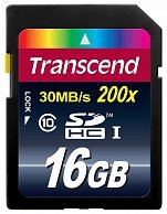 Карта памяти Transcend TS16GSDHC10 16GB SDHC Class 10 Card