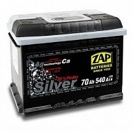 Аккумулятор ZAP SILVER 70Ah (570 25) (R+) о.п