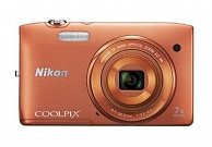 Цифровая фотокамера NIKON Coolpix S3500 оранжевая