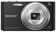 Цифровая фотокамера Sony Cyber-shot DSC-W730 черная
