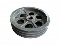 Шкив большой ременный привода роторной косилки Rossel