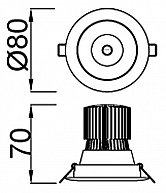 Светильник точечный Mantra Formentera C0075