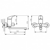 Смеситель Ferro One BFO3A хром