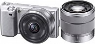 Цифровая фотокамера Sony Alpha NEX-5 Kit silver