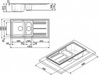 Кухонная мойка Smeg LZ102AV
