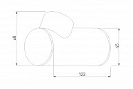 Светильник Elektrostandard Ray LED 35134/W серый