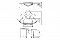 Акриловая ванна Gemy G9025 II B