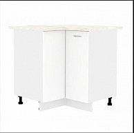 Шкаф-стол угловой  Кортекс-мебель Корнелия МАРА НШУ Белый, Королевский опал