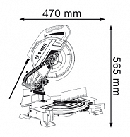 Торцовочная пила Bosch GCM 10 MX (0601B29021) (0601B29021)