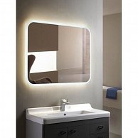 Зеркало Silver Mirrors Стив 1000х800 (сенсорный выключатель) Белый