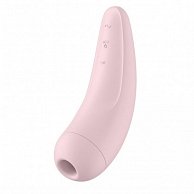 Вакуумный  стимулятор клитора с ДУ  Satisfyer Curvy 2+ Pink  ( J2018-81-3)