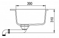 Кухонная мойка  AquaSanita SQS100W  (202 alumetallic)