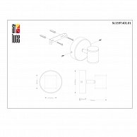 Светильник настенный ST-Luce Formolla SL1597.401.01