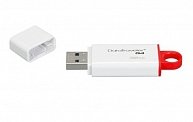 USB Flash Kingston 32GB USB 3.0 DataTraveler I G4,  white/red DTIG4/32GB