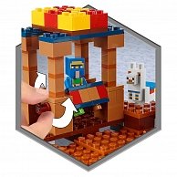 Конструктор LEGO  Minecraft Торговый пост  коричневый; белый; бежевый; желтый 21167