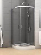 Душевая кабина New Trendy Varia 80x80 полукруглая (K-0185 )