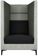 Кресло Бриоли Дирк J20-J22 (серый, черные вставки)