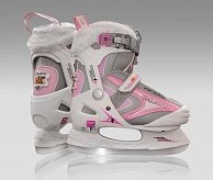 Коньки ледовые  Спортивная Коллекция  Galaxy girl pink 28-31