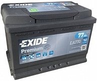 Аккумулятор Exide PREMIUM EA770   77Ah