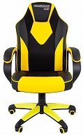 Кресло CHAIRMAN   game 17 экопремиум черный/желтый