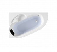 Ванна акриловая Lavinia Boho Bell Pro 140*95 см  белая (левая; с мягким силиконовым подголовником) (370214PL )