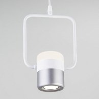 Светильник Евросвет 50165/1 LED белый/серебро