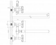 Смеситель Rossinka Silvermix RS42-80