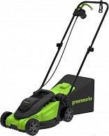 Газонокосилка электрическая GreenWorks GD1200LM32 (2517807) черный