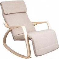 Кресло-качалка Sedia SMART ткань, бежевый