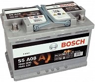 Аккумулятор BOSCH  S5 AGM  70AH
