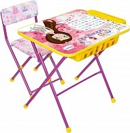 Комплект  Ника КУ2П  Маленькая принцесса (стол+пенал+стул мягкий+большой пенал)
