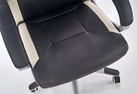 Кресло компьютерное Halmar Barton (черный/белый)